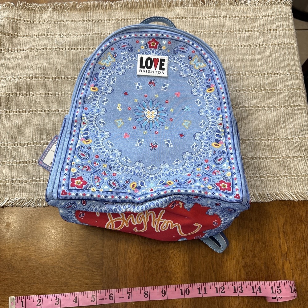 NEW Brighton Bandana Love Backpack NWT